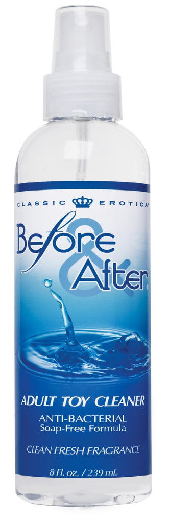 Before and After Anti-Bacterial Adult Toy Cleaner 8 fl oz