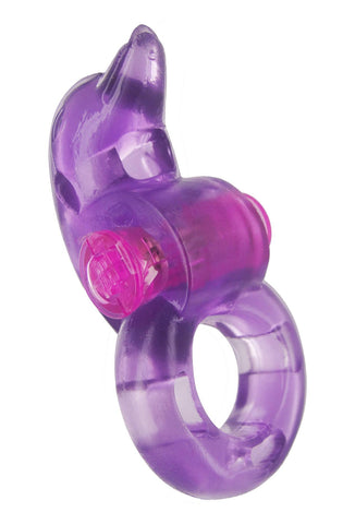 FlippHer Vibrating Cock Ring - Purple