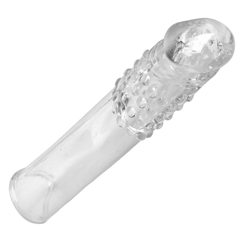 Thick Stick Clear Textured Penis Extender