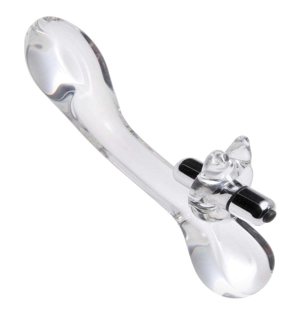 Damaru Rabbit Style Glass Vibrator