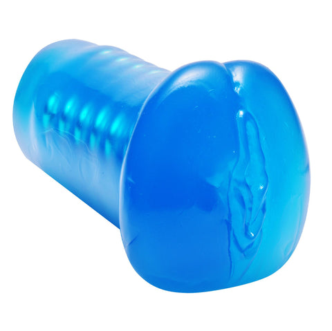 Blue Beaded Pussy Stroker