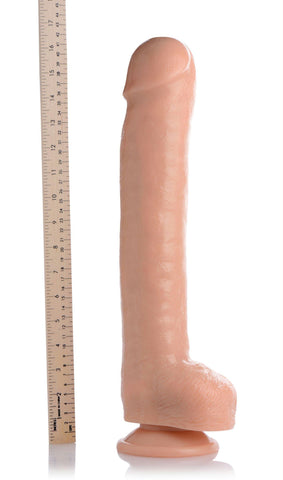 The Destroyer 16.5 Inch Dildo Flesh