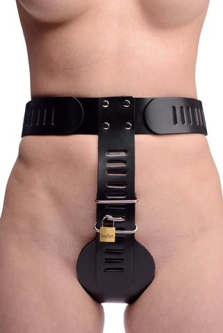 Strict Leather Female Chastity Belt